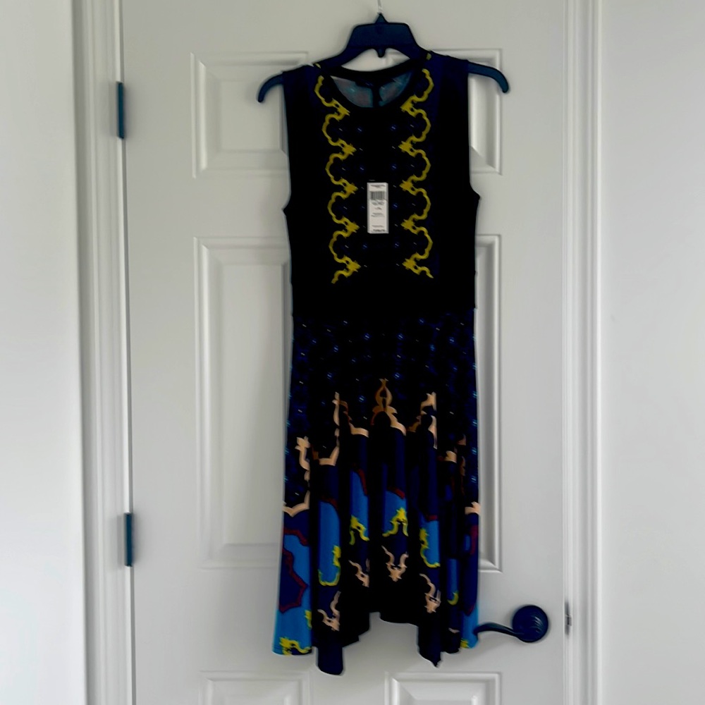 Bcbg maxazria multicolored dress in xs brand new with tags never worn